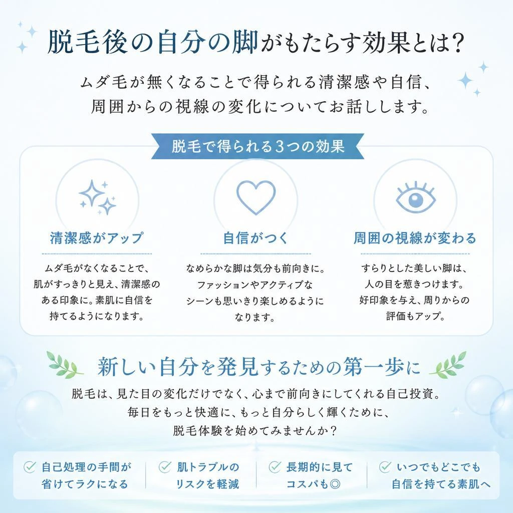 4. 脱毛による新しい自分の発見